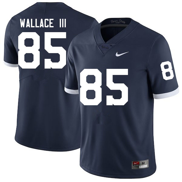 NCAA Nike Men's Penn State Nittany Lions Harrison Wallace III #85 College Football Authentic Navy Stitched Jersey ZMG3698OK